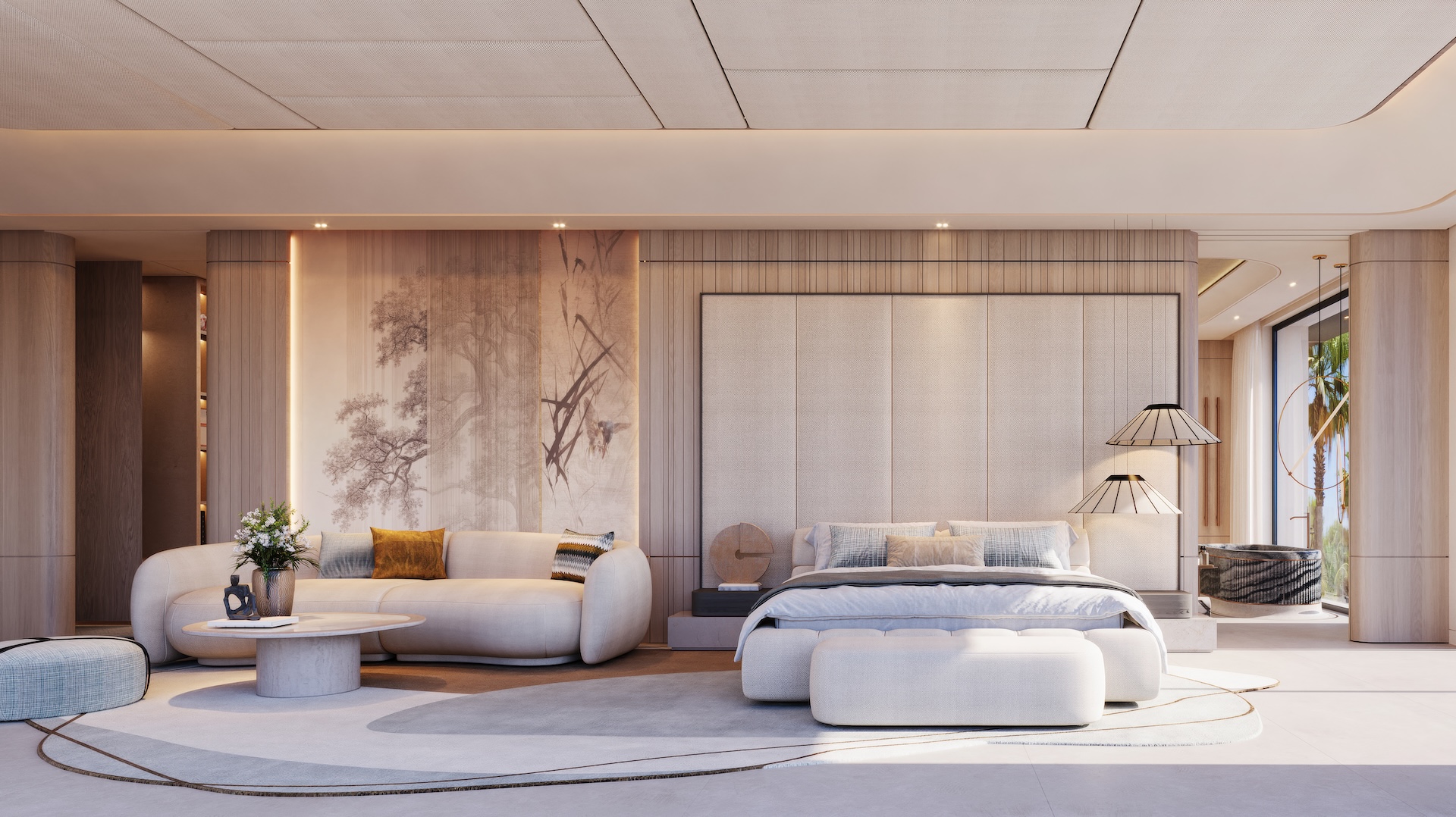 Master Bedroom Area